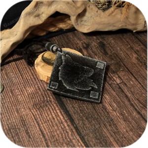 Подвеска «Волк» (кожа)